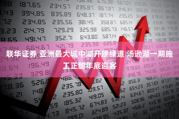 联华证券 亚洲最大城中湖开建绿道 汤逊湖一期施工正酣年底迎客