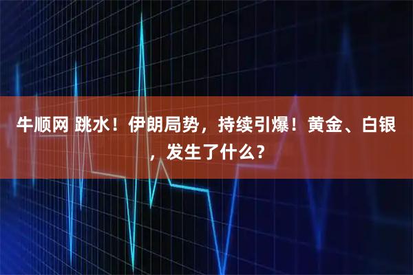 牛顺网 跳水！伊朗局势，持续引爆！黄金、白银，发生了什么？