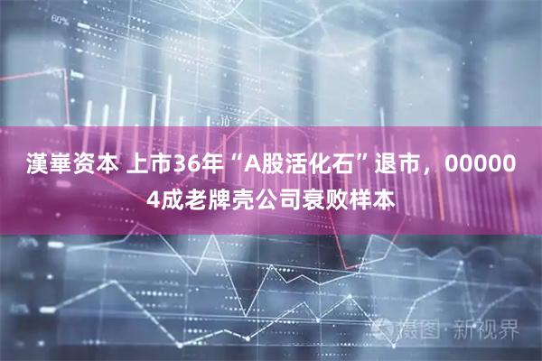 漢崋资本 上市36年“A股活化石”退市，000004成老牌壳公司衰败样本