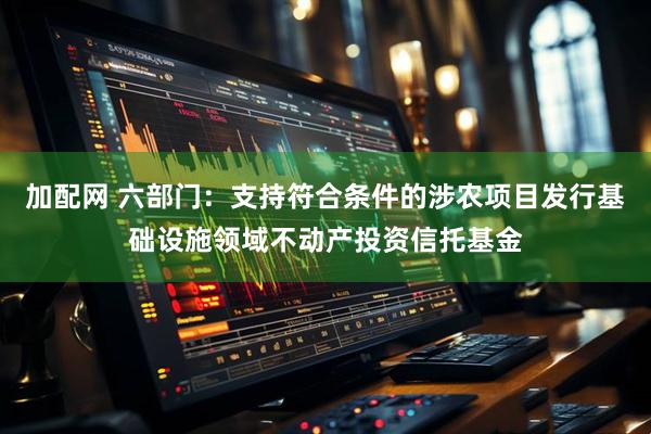 加配网 六部门：支持符合条件的涉农项目发行基础设施领域不动产投资信托基金